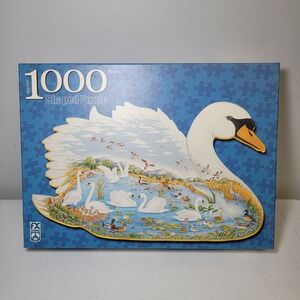 Swan Lake Shaped‎ Puzzle Vintage 1000 Pieces FX Schmid Joyce Cleveland 78002